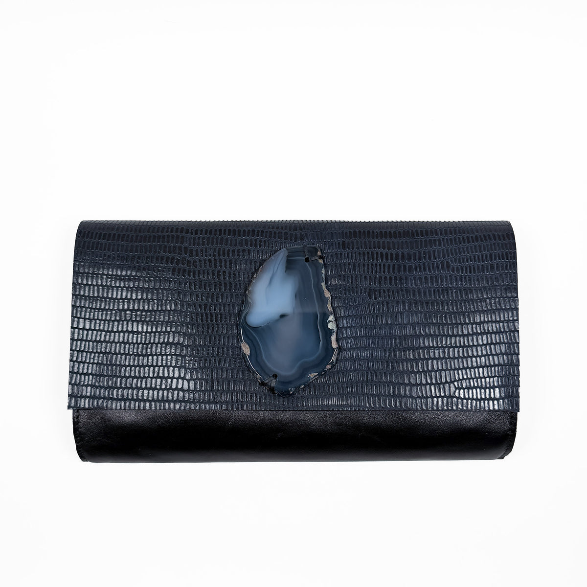 BAGUETTE - navy lizzard