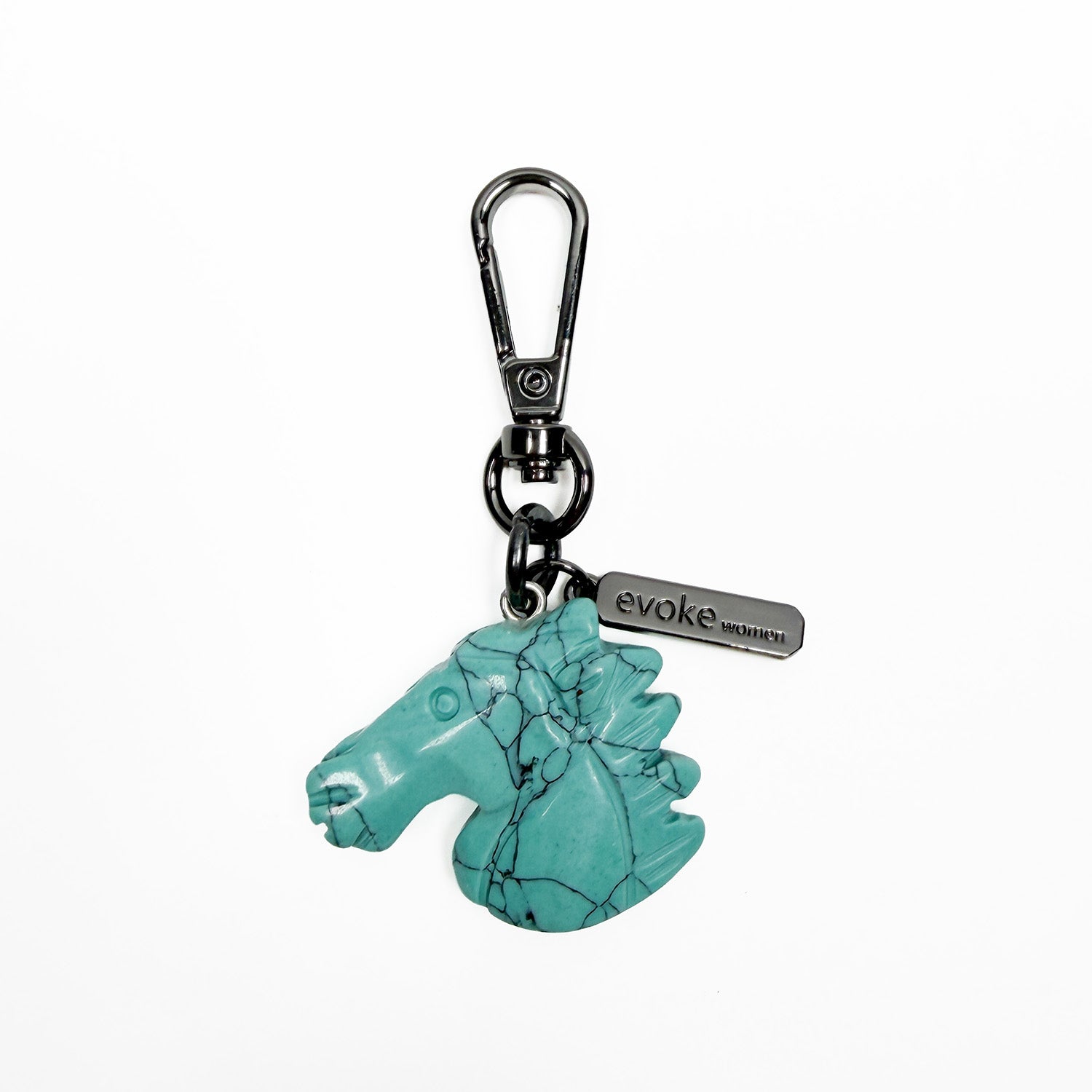 Horse charm - turquoise