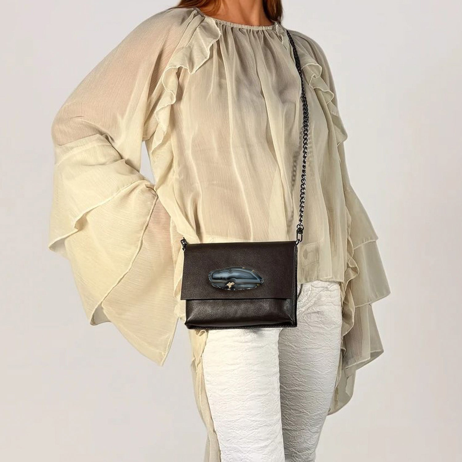 BAHAMA - dark brown - knotted strap