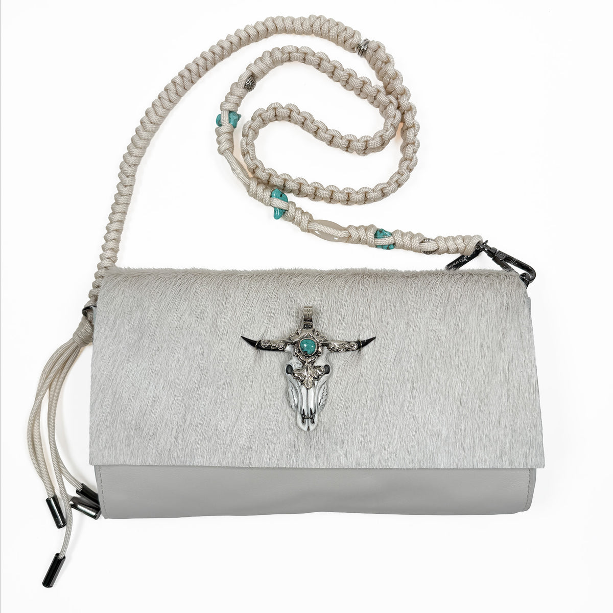 BAGUETTE - off white - knotted strap