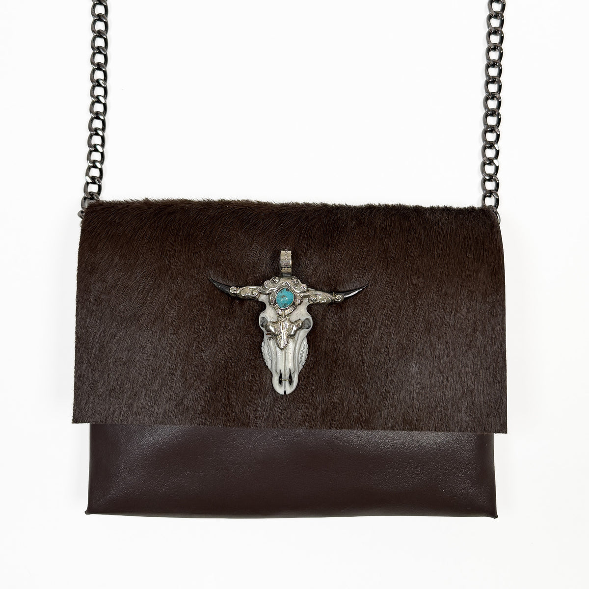 BAHAMA - dark brown - hair on - Longhorn