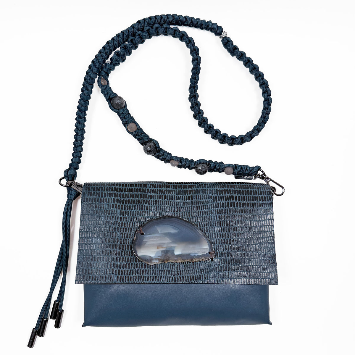 BAHAMA - space blue - knotted strap