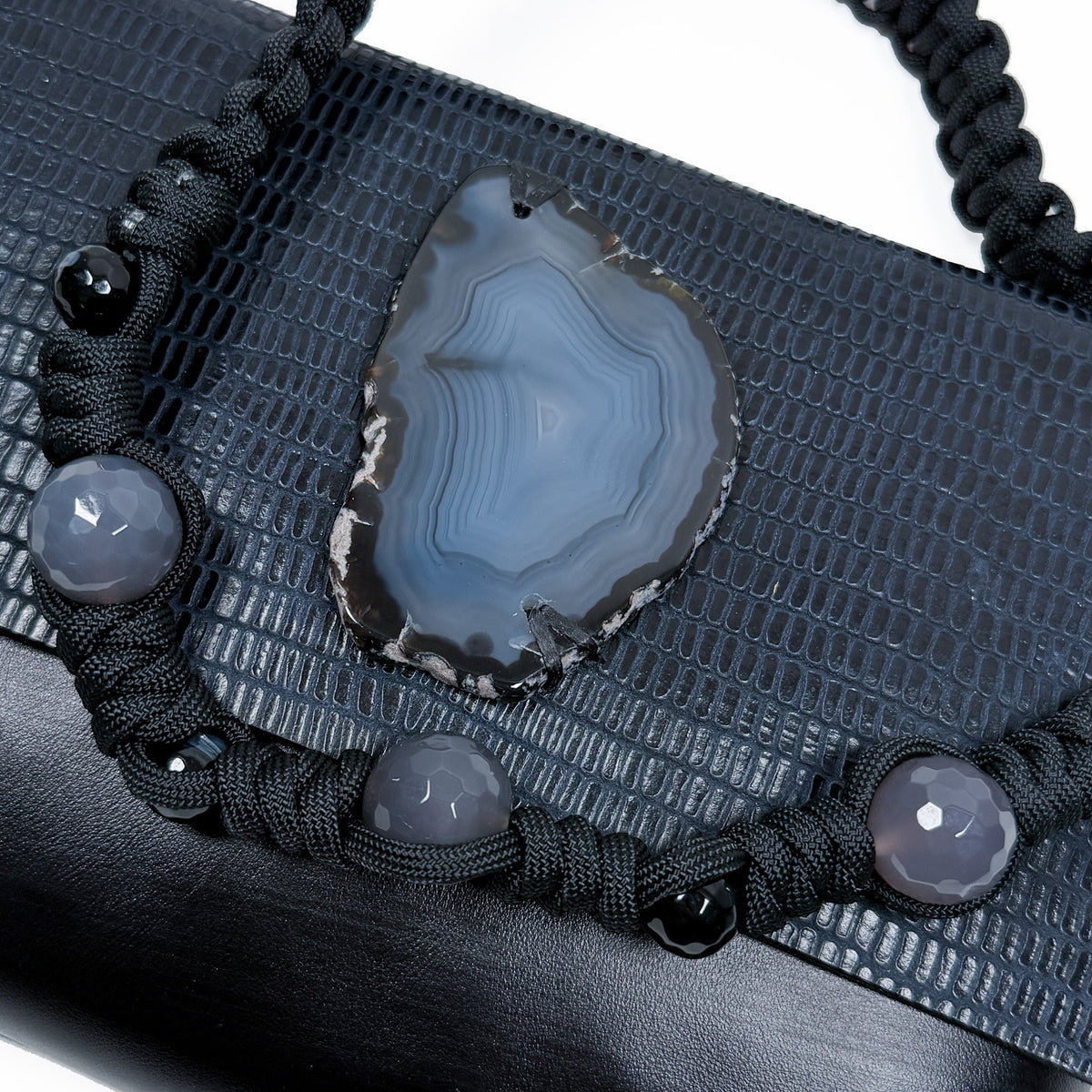 BAHAMA - navy Lizzard - knotted strap