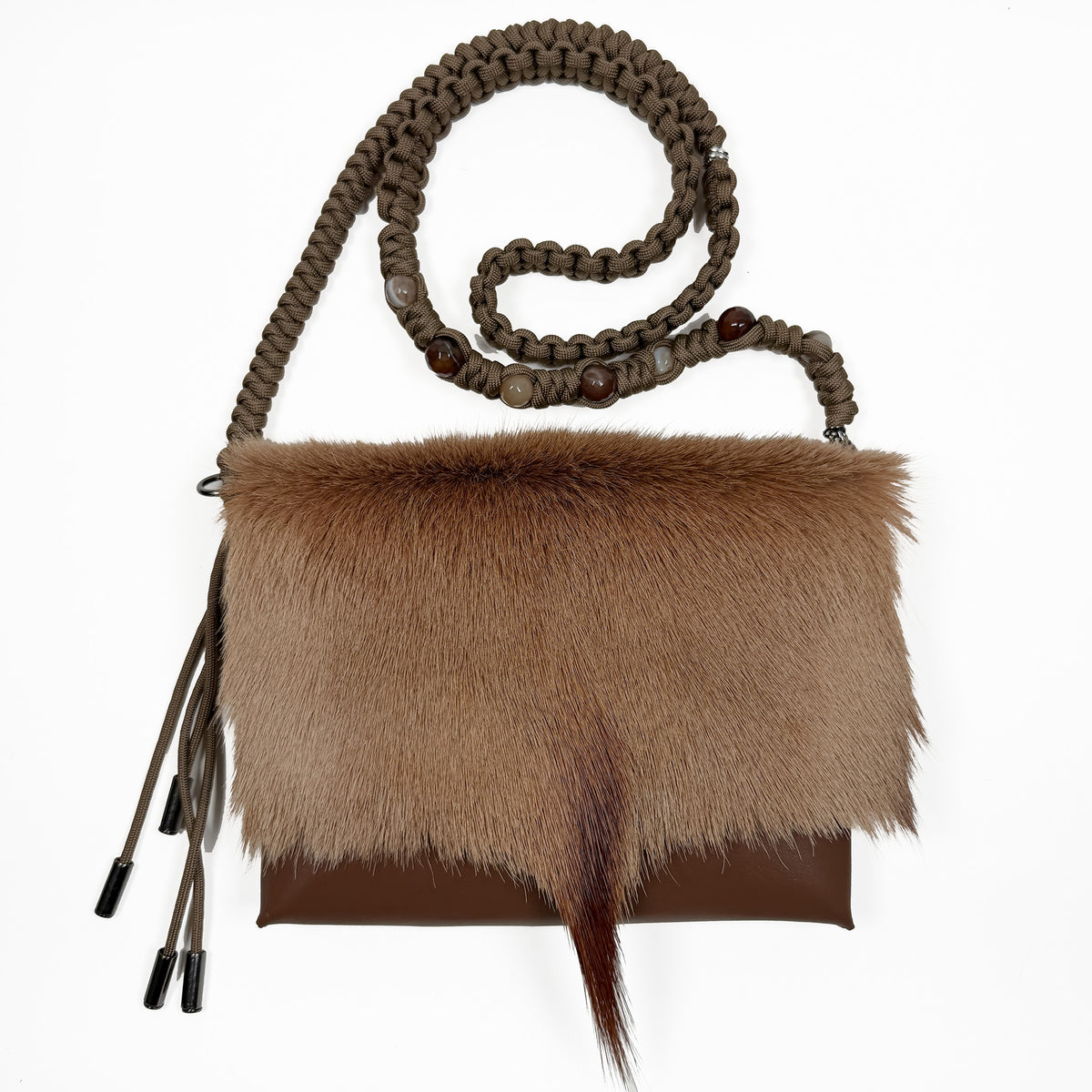 BAHAMA - saddle brown Springbok - knotted strap