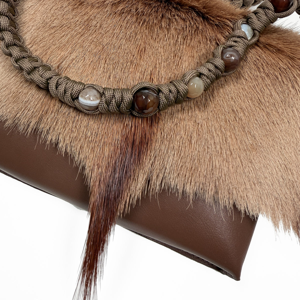 BAHAMA - saddle brown Springbok - knotted strap