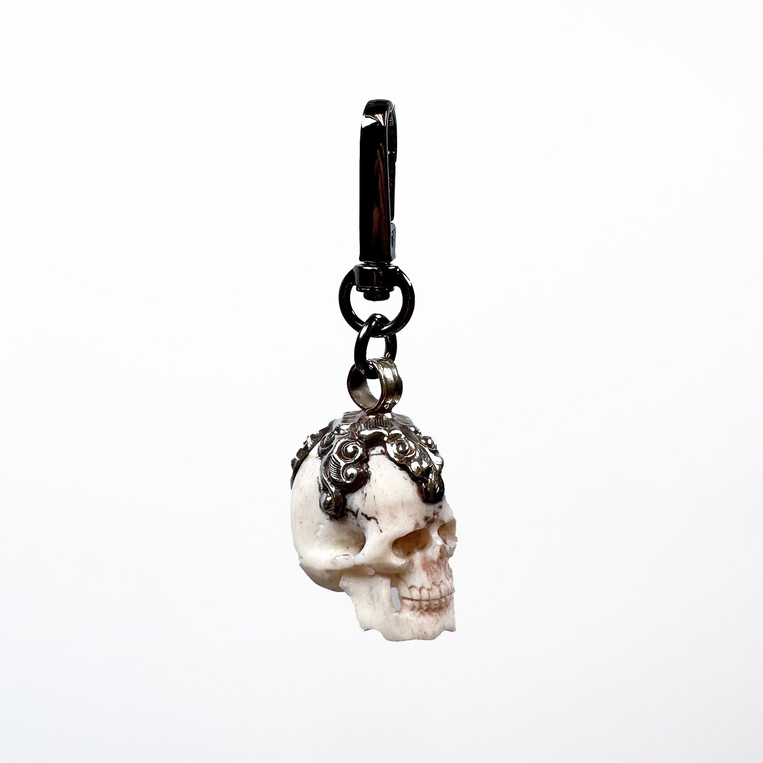 Bone skull charm