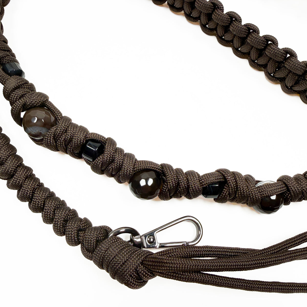 KNOTTED SHOULDER STRAP - dark brown 3