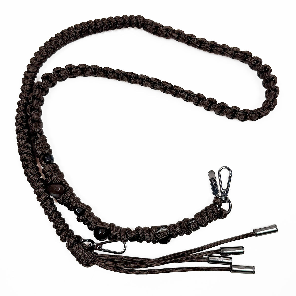 KNOTTED SHOULDER STRAP - dark brown 3