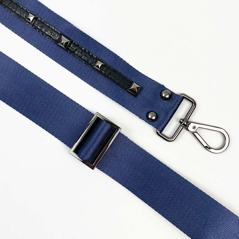 59 Shoulder Strap, 0.98 Width Adjustable Strap with Swivel Hooks, Dark  Blue